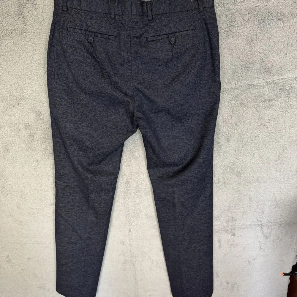 Banana Republic Pants Men’s 34x32 Blue‎ Tailored Fit Cotton Dress Flat